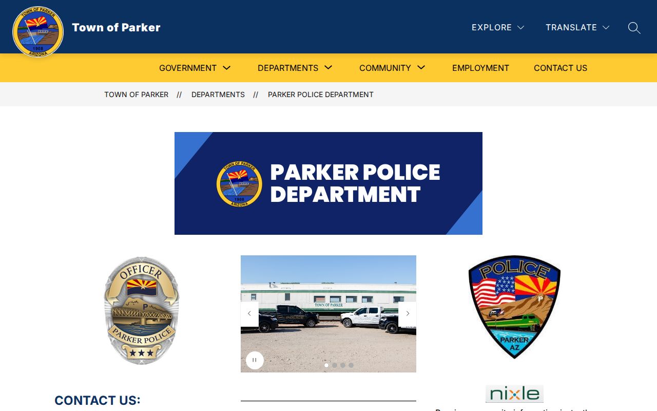 Parker Police Department warrant records source